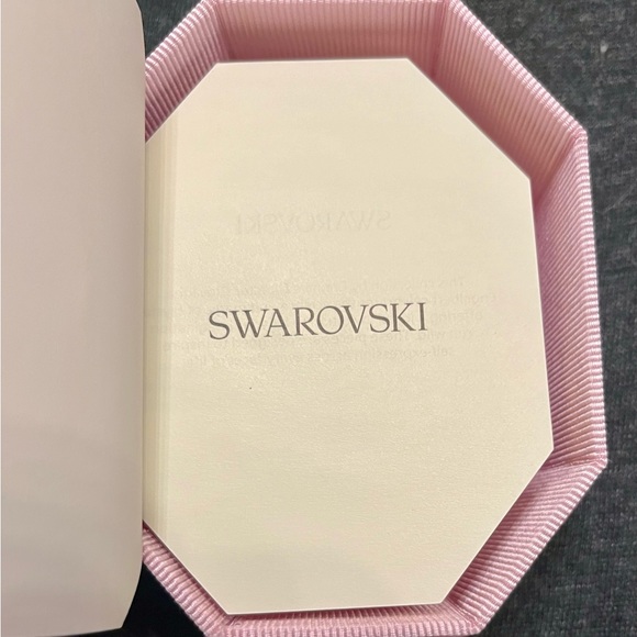 Swarovski White Crystal Swan Stud Earings - Picture 4 of 7